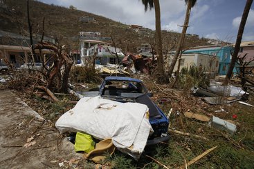 Damage caused by Hurricane Irma in Road Town, on the British Virgin Island of Tortola, 12 September 2017. Photo: Russell Watkins/DFID (CC BY 2.0)