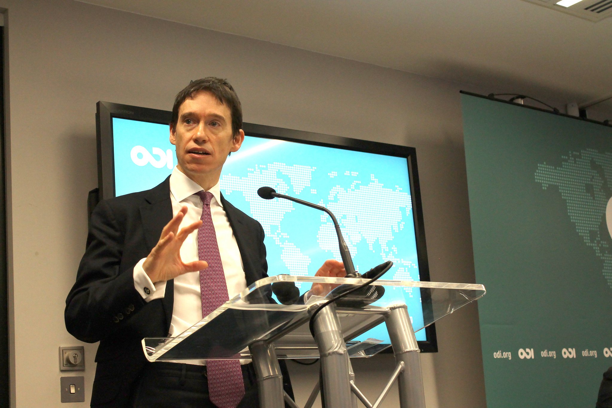 Rory Stewart delivers a keynote speech at ODI