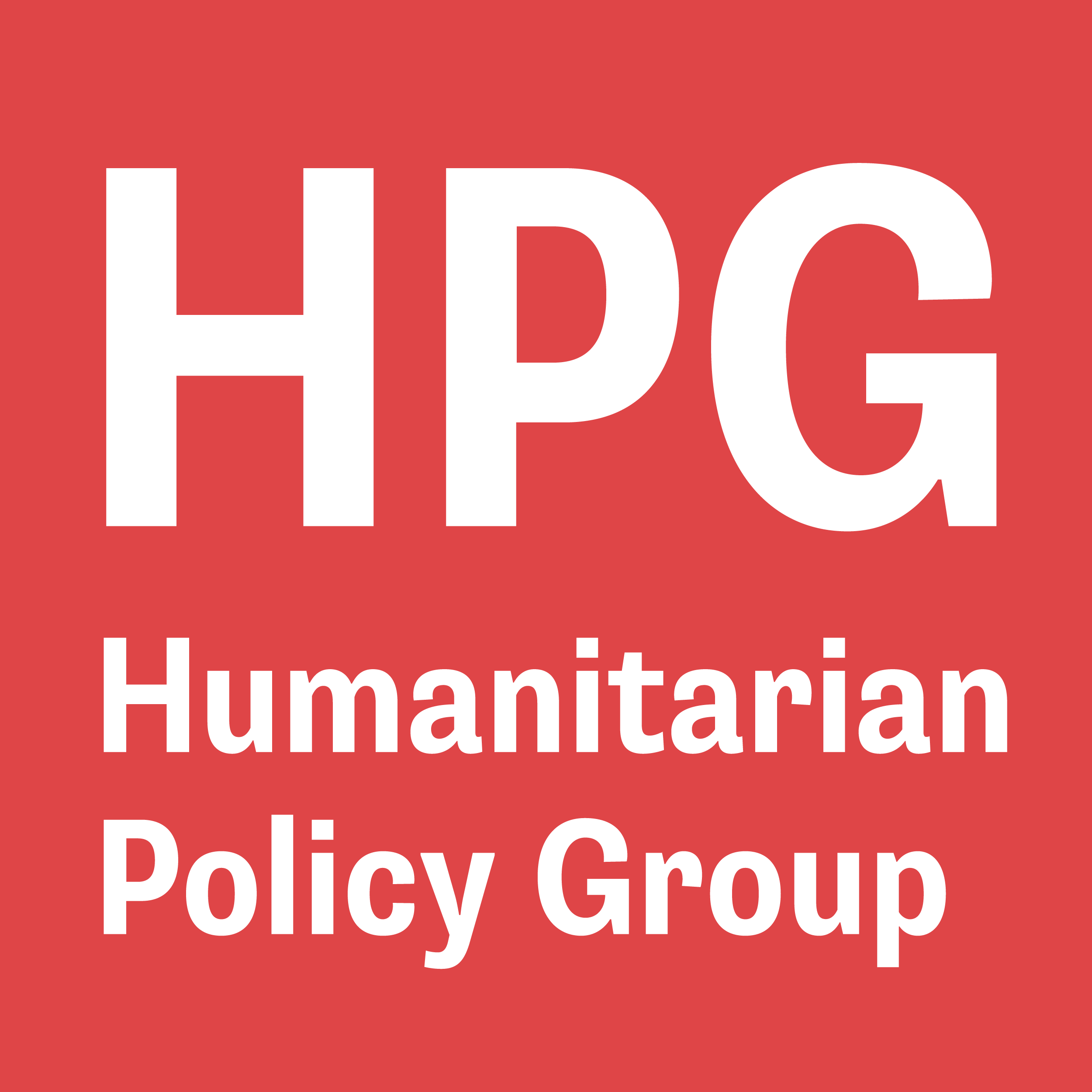 Humanitarian Policy Group Logo 2019.