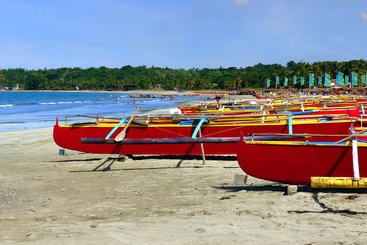 Traditional banca boats the Philippines