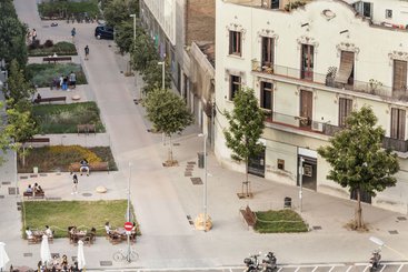 A superblock in Barcelona