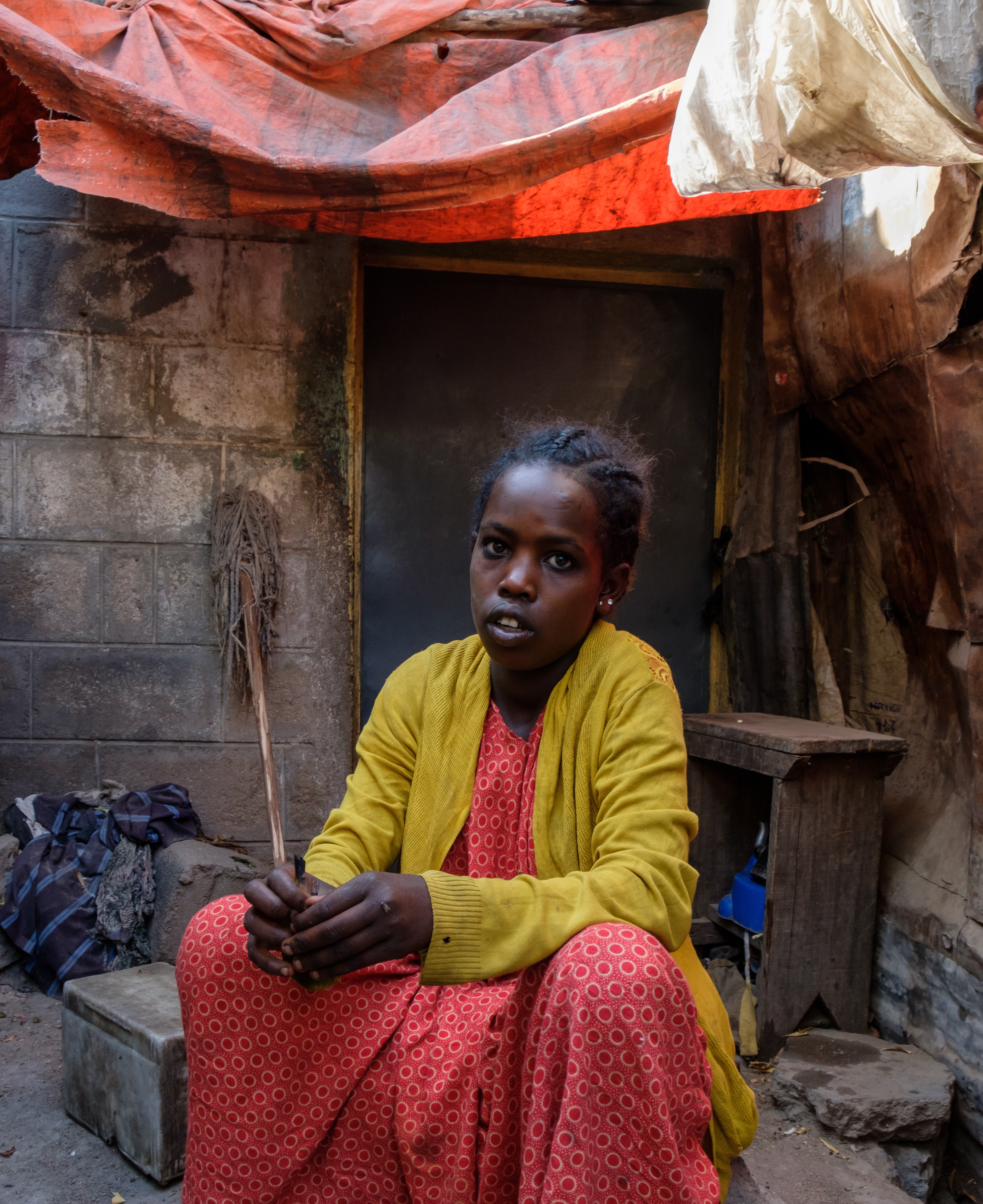An adolescent girl in Ethiopia