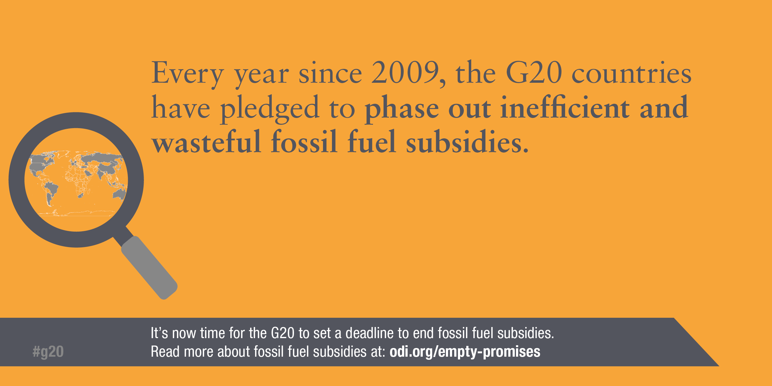 Infographic: Every year since 2009, the G20 has pledged to phase out fossil fuel subsidies