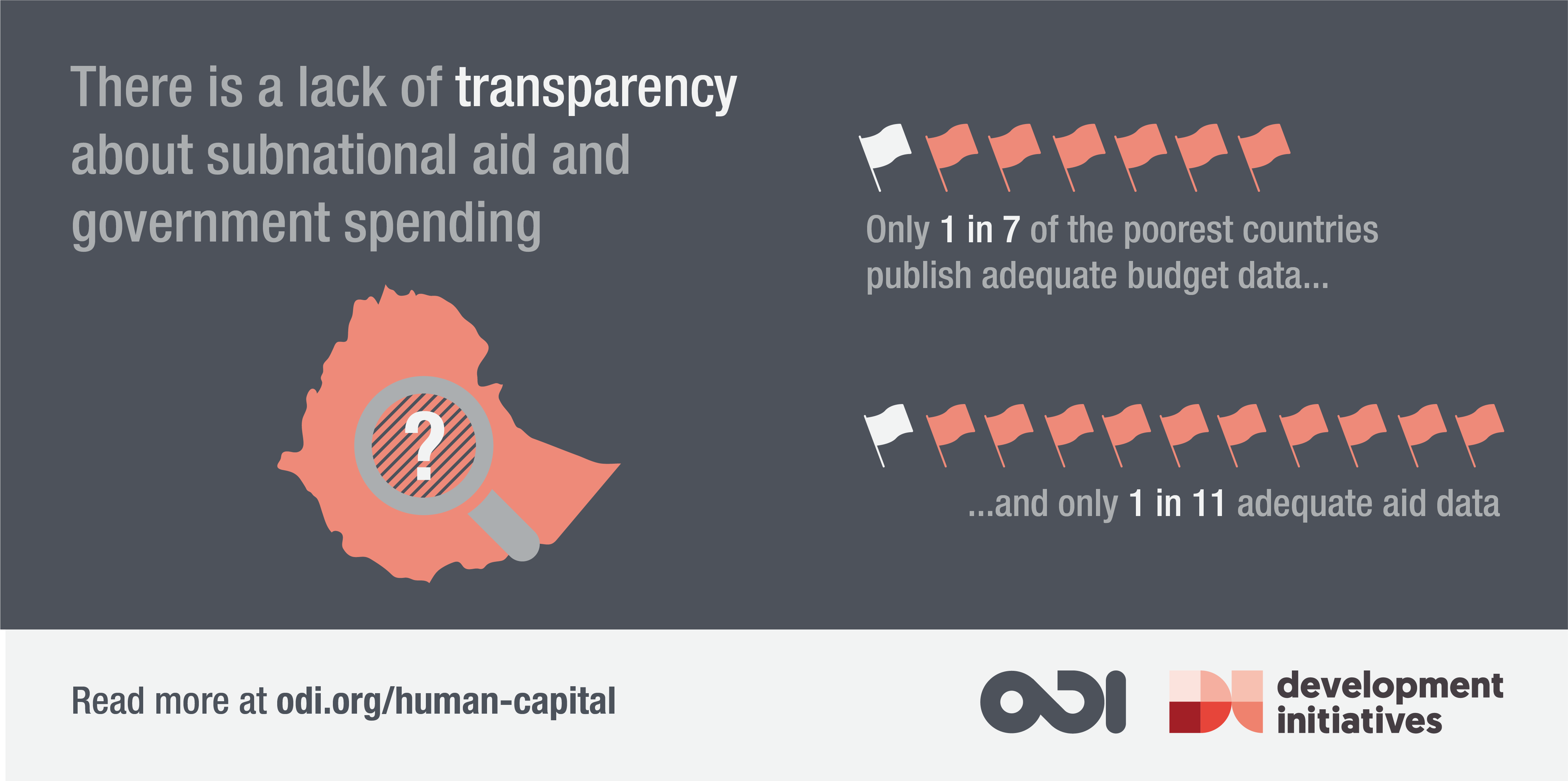 There is a lack of transparency about subnational aid and government spending