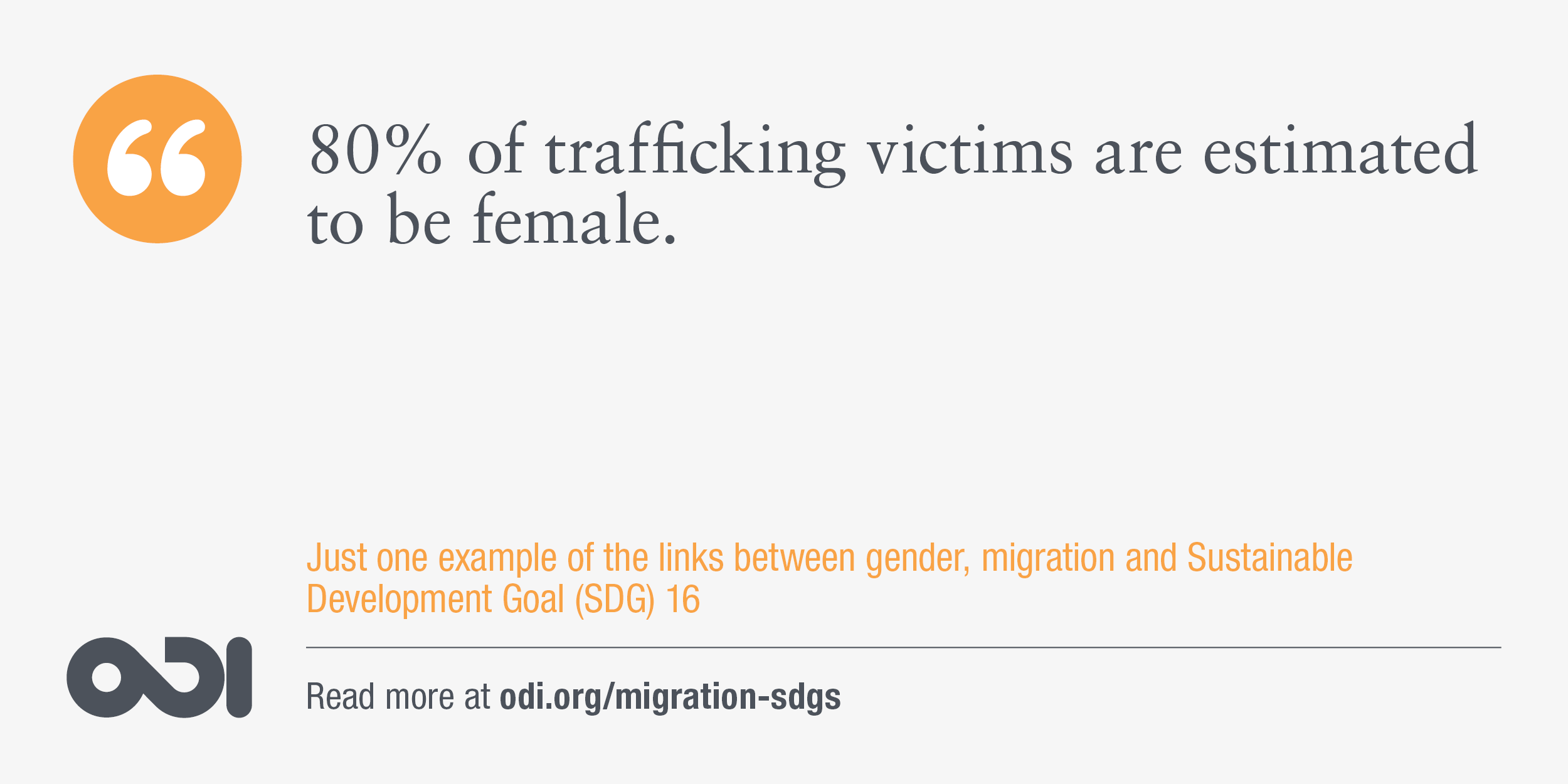 The links between gender, migration and SDG 16.