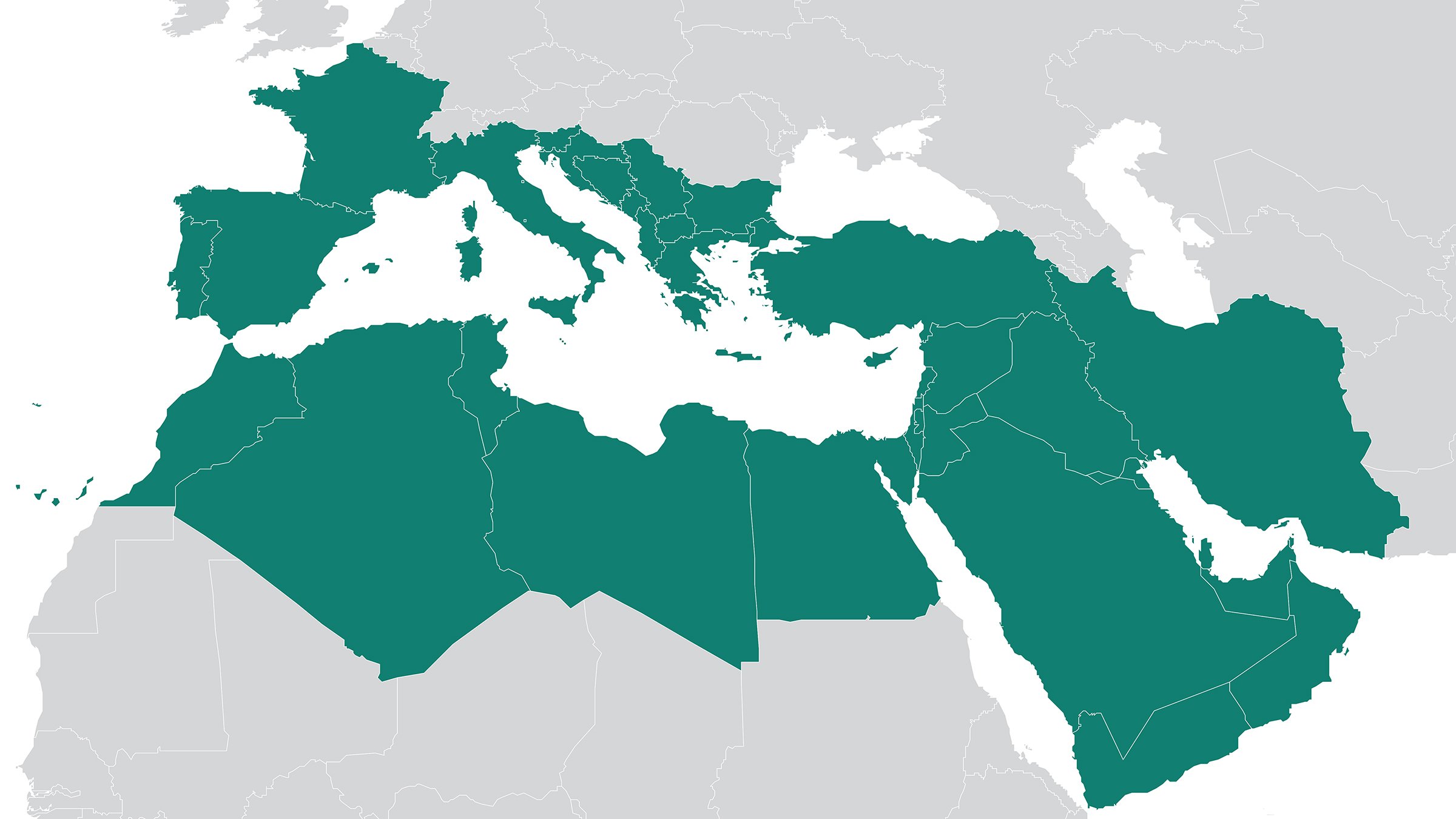 A map of the Mediterranean region. Photo: ODI