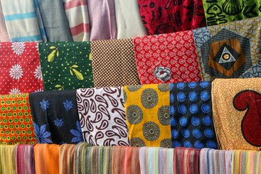 Traditional Tanzanian cloth. Photo credit: Steffen Foerster | Shutterstock ID: 2727816