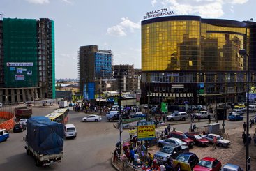 Skylines in Addis Ababa, Ethiopia, 2013